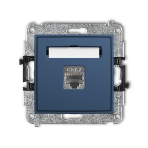 Karlik ICON Mechanizm gniazda komputerowego pojedynczego 1xRJ45, kat. 7, ekranowany, 8-stykowy 64IGK-9