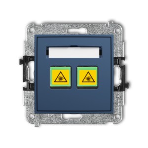 Karlik ICON Mechanizm gniazda światłowodowego/optycznego podwójnego 64IGOP-2