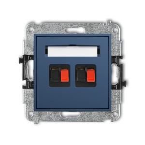 Karlik ICON Mechanizm gniazda głośnikowego podwójnego 64IGG-2