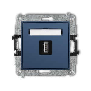 Karlik ICON Mechanizm gniazda pojedynczego USB A-A 2.0 64IGUSB-1