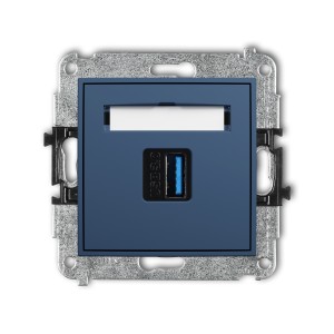 Karlik ICON Mechanizm gniazda pojedynczego USB A-A 3.0 64IGUSB-5