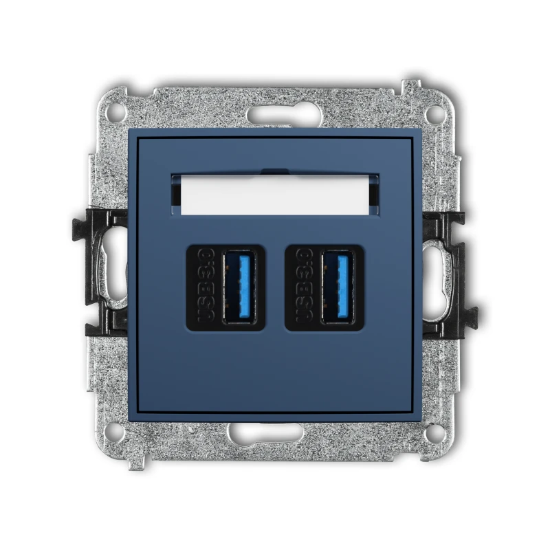 Karlik ICON Mechanizm gniazda podwójnego 2xUSB A-A 3.0 64IGUSB-6