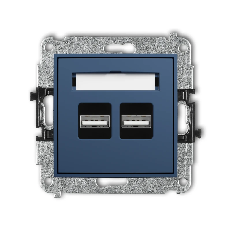 Karlik ICON Mechanizm ładowarki USB podwójnej 2xUSB A, 15,5W max., 5V, 3.1A 64ICUSB-6