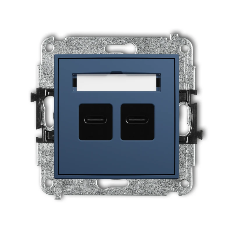 Karlik ICON Mechanizm ładowarki USB podwójnej 2xUSB C, 20W max. 64ICUSB-7