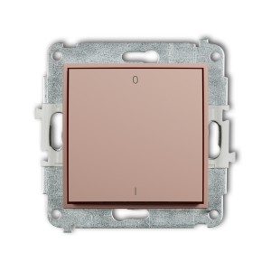 Karlik Seria Mini Mechanizm łącznika dwubiegunowego kolor łososiowy symbol 62MWP-9