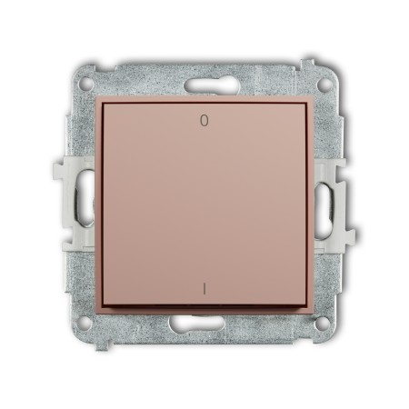 Karlik Seria Mini Mechanizm łącznika dwubiegunowego kolor łososiowy symbol 62MWP-9