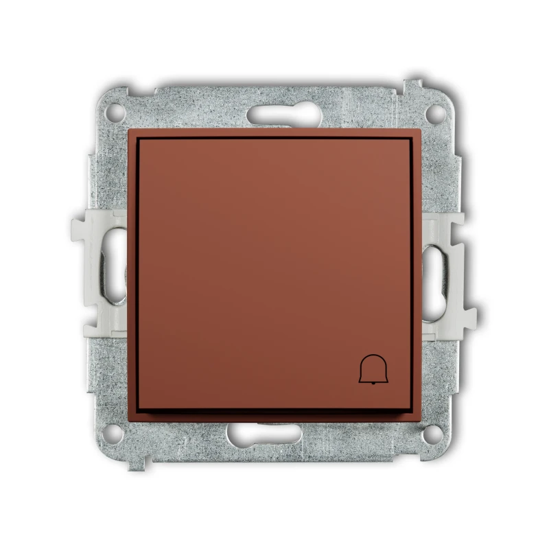 Karlik Seria Mini Mechanizm łącznika zwierny dzwonek  kolor terakota symbol 63MWP-4