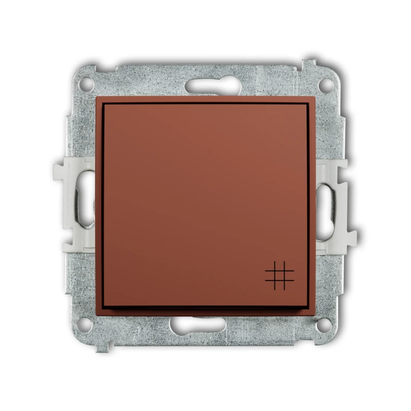 Karlik Seria Mini Mechanizm łącznika krzyżowego kolor terakota symbol 63MWP-6