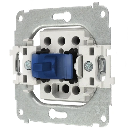Karlik Seria Mini Mechanizm łącznika zwiernego, jednobiegunowego w stylu amerykańskim (jeden klawisz bez piktogramu) kolor navy blue symbol 64MWPUS-4.1