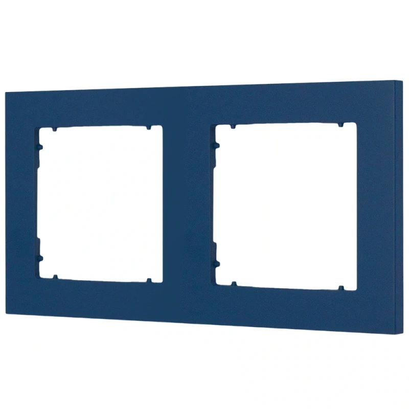 Karlik Seria Mini Ramka uniwersalna podwójna kwadratowa z tworzywa kolor navy blue symbol 64MR-2