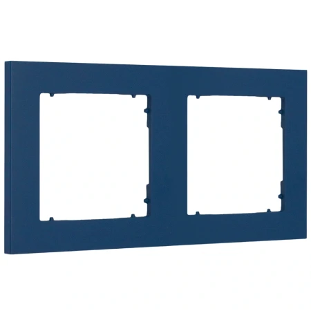 Karlik Seria Mini Ramka uniwersalna podwójna kwadratowa z tworzywa kolor navy blue symbol 64MR-2