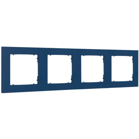 Karlik Seria Mini Ramka uniwersalna poczwórna kwadratowa z tworzywa kolor navy blue symbol 64MR-4