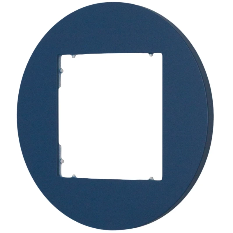 Karlik Seria Mini Ramka uniwersalna pojedyncza okrągła z tworzywa kolor navy blue symbol 64MRTO-1