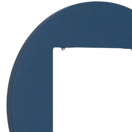 Karlik Seria Mini Ramka uniwersalna pojedyncza okrągła z tworzywa kolor navy blue symbol 64MRTO-1