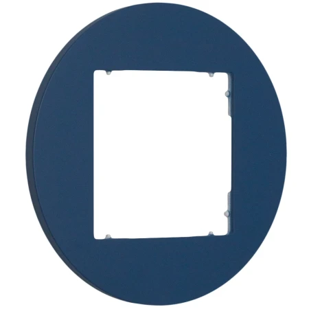 Karlik Seria Mini Ramka uniwersalna pojedyncza okrągła z tworzywa kolor navy blue symbol 64MRTO-1