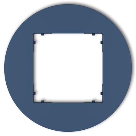 Karlik Seria Mini Ramka uniwersalna pojedyncza okrągła z tworzywa kolor navy blue symbol 64MRTO-1