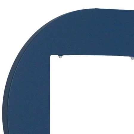 Karlik Seria Mini Ramka uniwersalna poczwórna okrągła z tworzywa kolor navy blue symbol 64MRTO-4