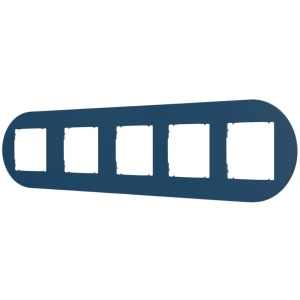 Karlik Seria Mini Ramka uniwersalna pięciokrotna okrągła z tworzywa kolor navy blue symbol 64MRTO-5