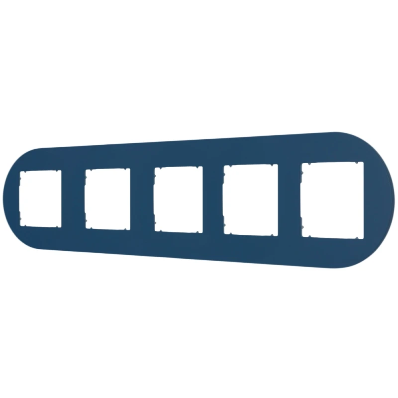 Karlik Seria Mini Ramka uniwersalna pięciokrotna okrągła z tworzywa kolor navy blue symbol 64MRTO-5