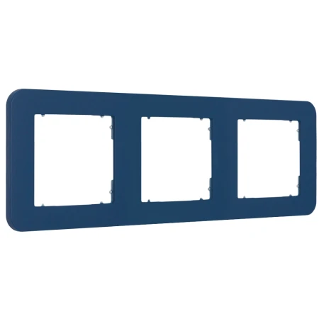 Karlik Seria Mini Ramka uniwersalna potrójna zaokrąglona z tworzywa kolor navy blue symbol 64MRTZ-3