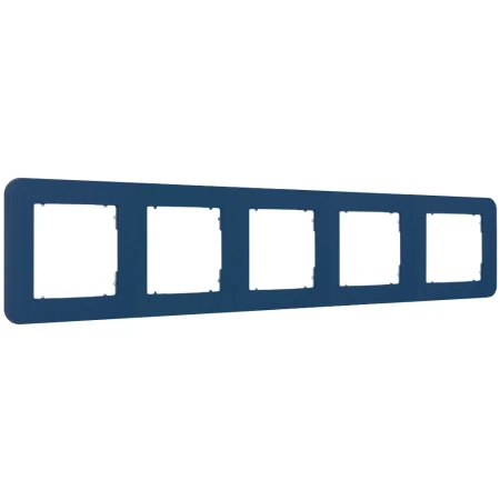 Karlik Seria Mini Ramka uniwersalna pięciokrotna zaokrąglona z tworzywa kolor navy blue symbol 64MRTZ-5