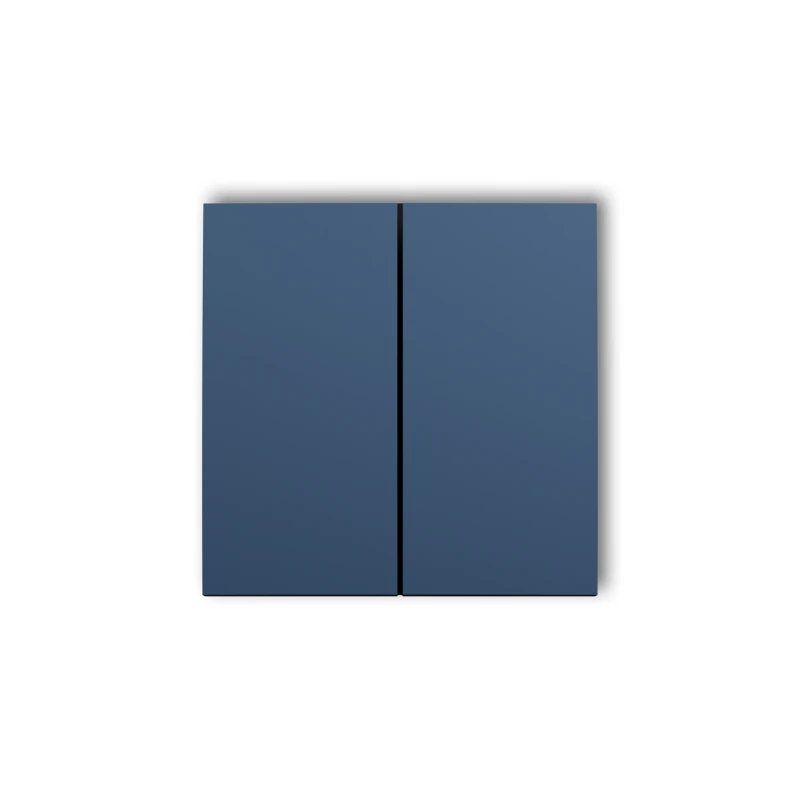 Klawisze podwójne do łączników ICON, MINI komplet dwóch sztuk Karlik seria prod. uzupełniające 64DKL-2 kolor navy blue
