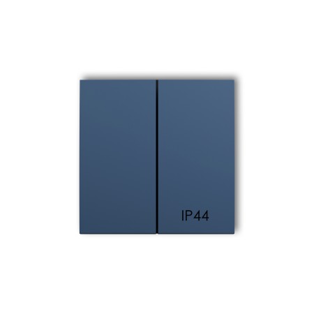 Klawisze podwójne do łączników IP 44 ICON, MINI komplet dwóch sztuk  Karlik seria prod. uzupełniające 64MKLH-2 kolor navy blue