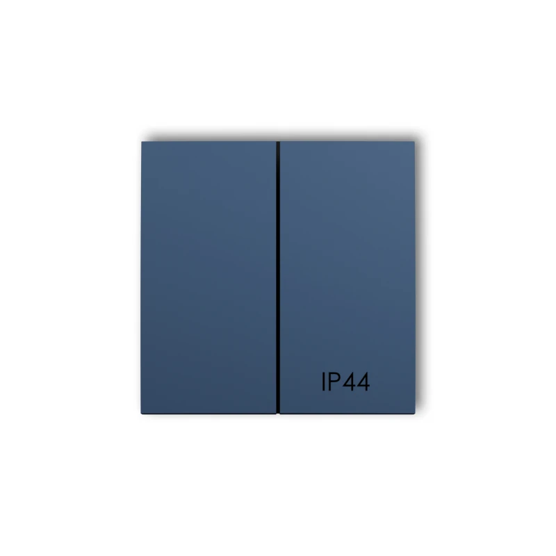 Klawisze podwójne do łączników IP 44 ICON, MINI komplet dwóch sztuk  Karlik seria prod. uzupełniające 64MKLH-2 kolor navy blue