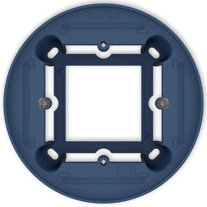 Puszka natynkowa pojedyncza okrągła ICON i MINI kolor navy blue 64PUO-1