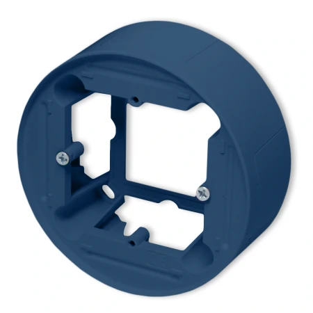 Puszka natynkowa pojedyncza okrągła ICON i MINI kolor navy blue 64PUO-1