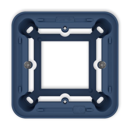 Puszka natynkowa pojedyncza zaokrąglona ICON i MINI kolor navy blue 64PUZ-1
