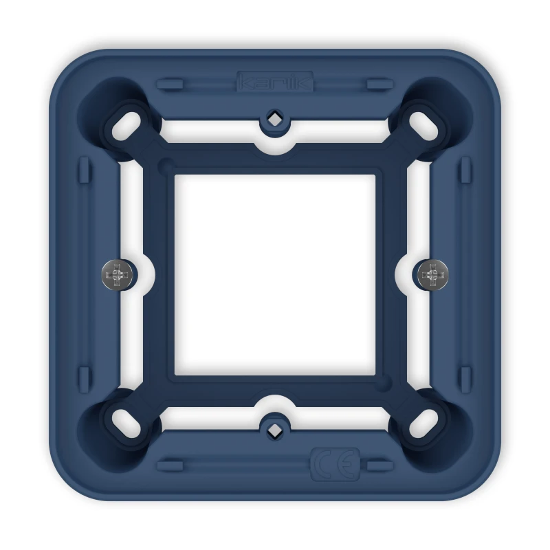 Puszka natynkowa pojedyncza zaokrąglona ICON i MINI kolor navy blue 64PUZ-1