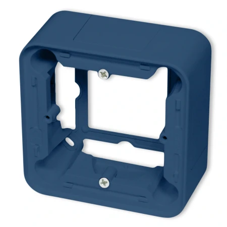 Puszka natynkowa pojedyncza zaokrąglona ICON i MINI kolor navy blue 64PUZ-1