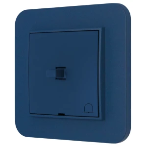 Włącznik dzwonkowy w stylu USA ramka zaokrąglona seria Mini kolor navy blue