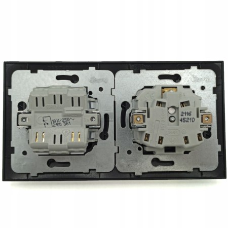 Gniazdo Gniazdko Czarne Do Sypialni Z Bolcem Ospel Aria