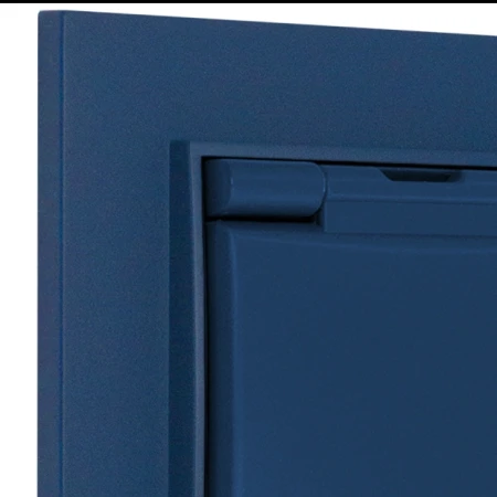 Gniazdo hermetyczne z ramką kwadratową seria MINI kolor navy blue