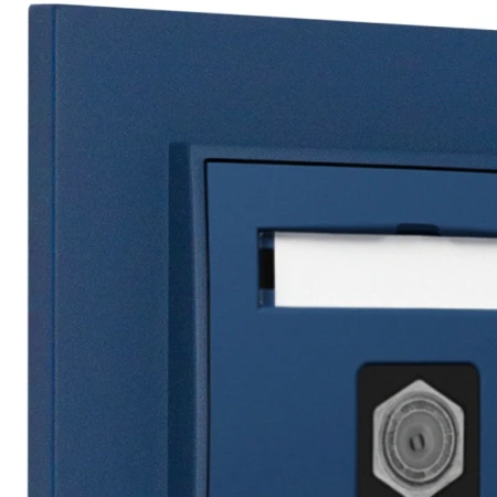 Gniazdo antenowe 1x z ramką kwadratową seria MINI kolor navy blue