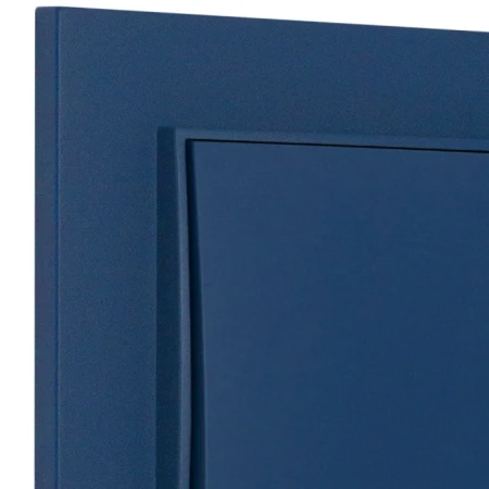Dwa włączniki pojedyncze z ramką kwadratową seria MINI kolor navy blue