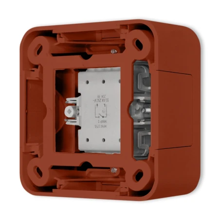 Gniazdo RTV-SAT zestaw natynkowy zaokrąglony seria Mini terakota