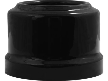 Gniazdo pojedyncze natynkowe 2P+Z 'Retro ceramic' 16A-250V~, czarne
