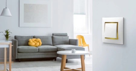 Gniazdo Internetowe Rj45 1X Ospel Aria Srebrny