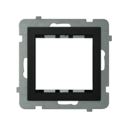 Adapter podtynkowy systemu OSPEL 45 do serii Sonata producent Ospel seria Sonata kolor Czarny mat kod AP45-1R/m/33