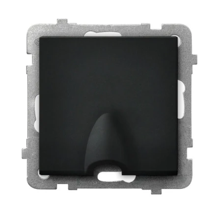 Przyłącz kablowy producent Ospel seria Sonata kolor Czarny mat kod GPPK-1R/m/33