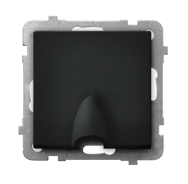 Przyłącz kablowy producent Ospel seria Sonata kolor Czarny mat kod GPPK-1R/m/33